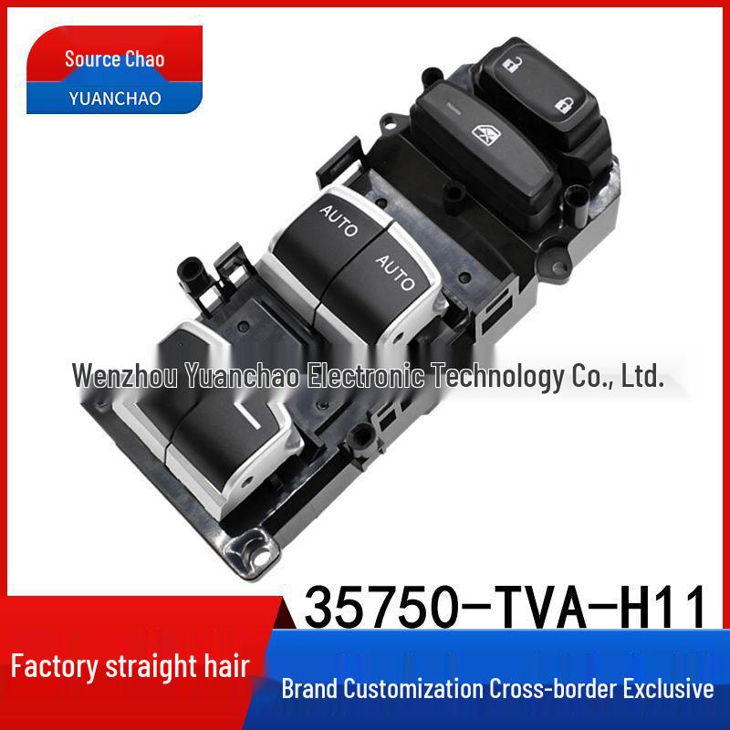 

Переключатель стеклоподъемника Honda Accord 10-го поколения Электрическая кнопка 35750-TVA-H11 Electric