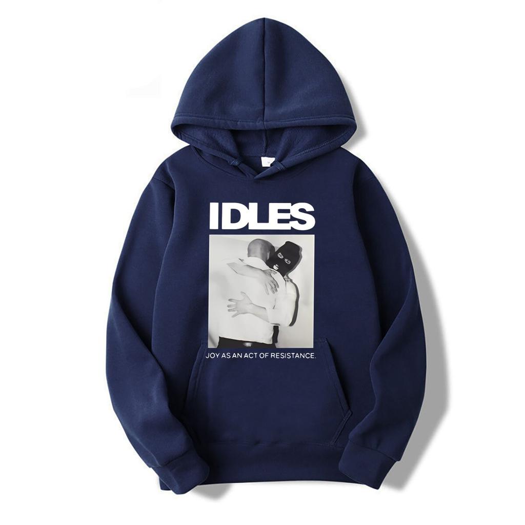 Idles Joy As An Act Of Resistance Black hoodies Band long sleeves