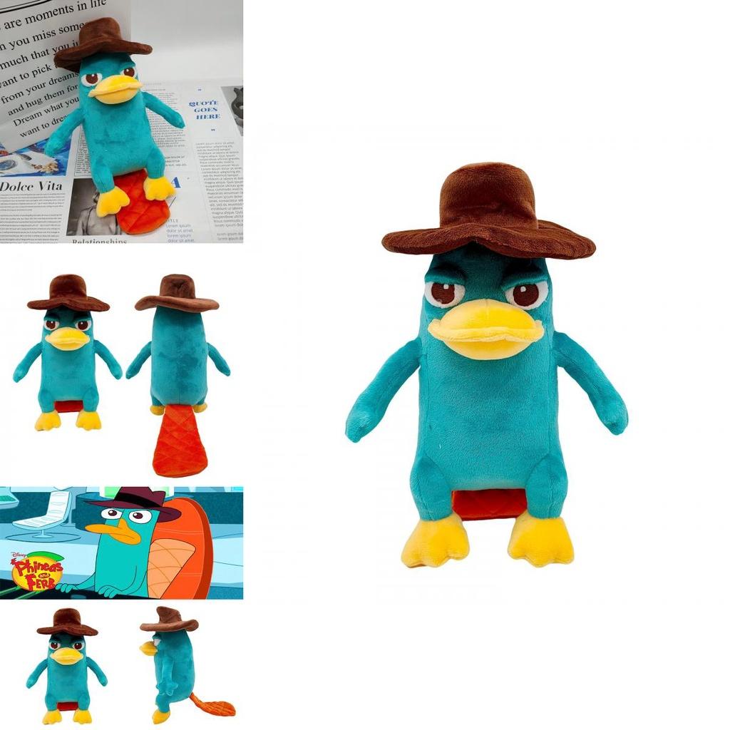 9.8in Perry The Platypus Plush Doll Soft Stuffed Animal Toy Kids Xmas Gift