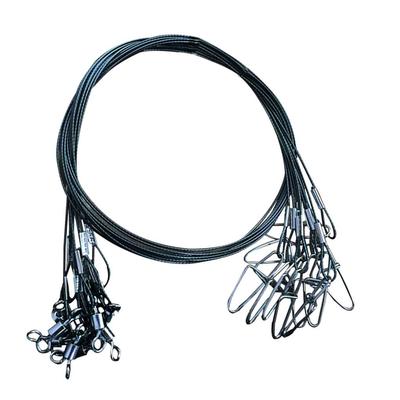 50CM 150Lb Thicken Lead Wire Fishing Leaders With Swivels Snaps Copper Stainless Steel Line Tackle Accessories