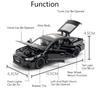1:32 RS7 A4 Model Car Toy Alloy Diecast High Simulation Sound Light Pull Back Vehicles Models for Kids Collection Birthday Gifts