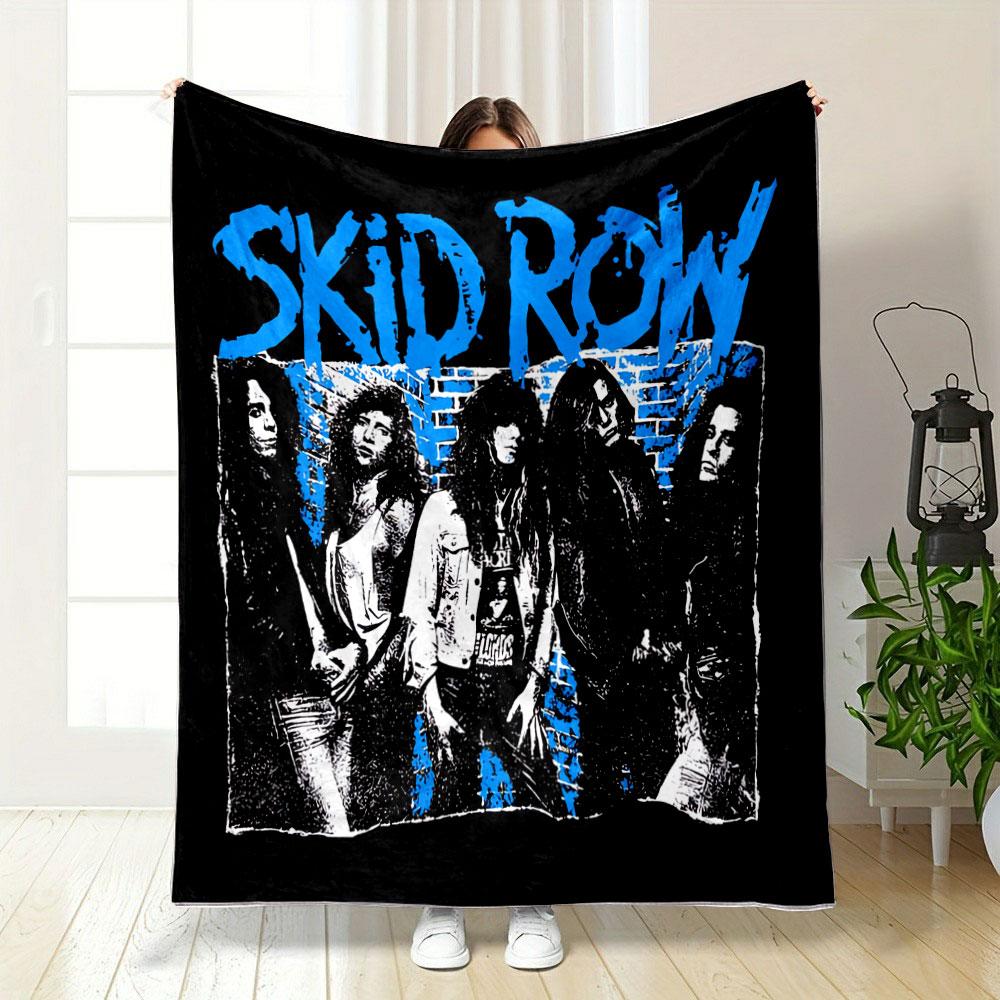 Skid Row Rock Band Blanket for all seasons blanket lunch break throw gift