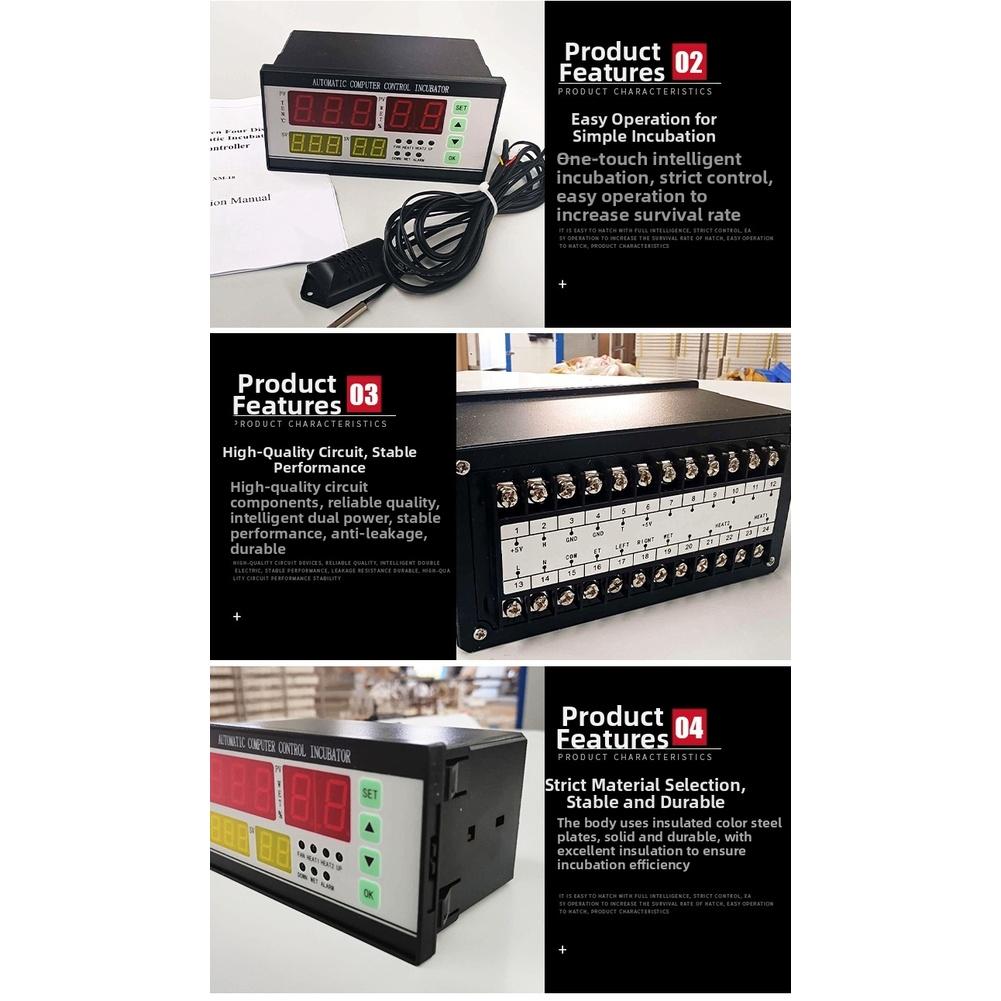 Automatic Incubator Controller with XM18 Model Digital Sensor and Temperature Humidity Control for Stable Incubation