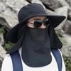 Neckline Mask Man Sun Hat Cotton Outdoor Fishing Cap Simple Summer Cover Face Cap  Climbing