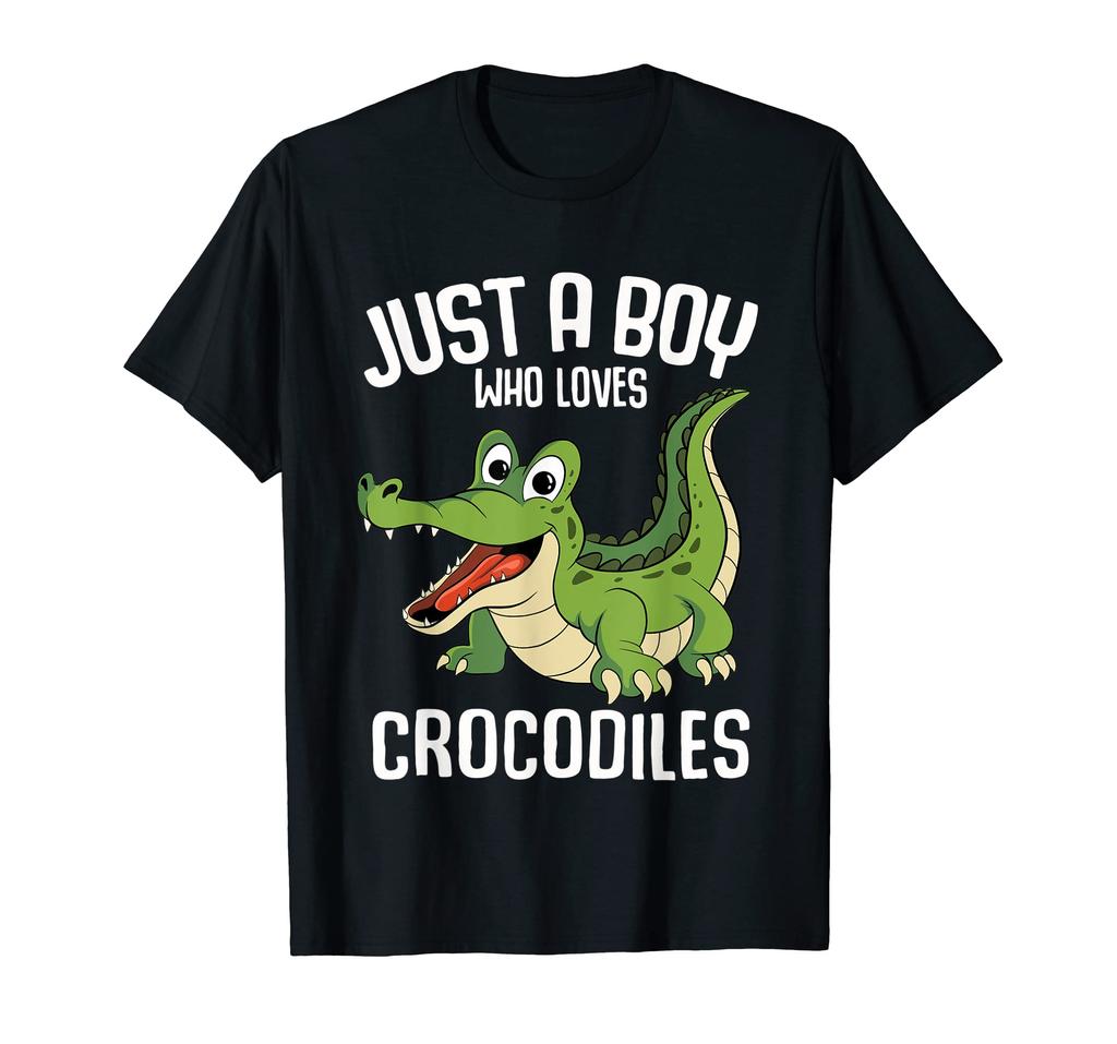 Just A Boy Who Loves Crocodiles Crocodile - T-shirt