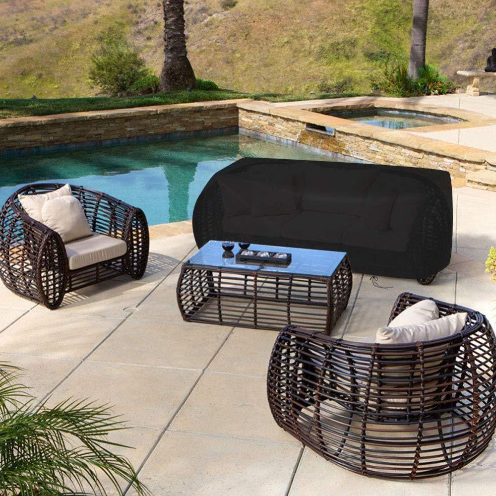 Waterproof Courtyard Bench Cover UV Resistant Seat Protective Cover Garden Sofa Cover  Outdoor