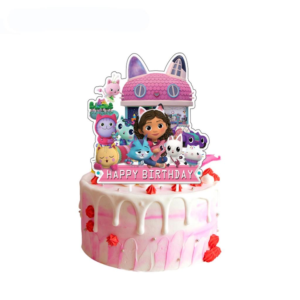 Gabby's Dollhouse Adventure Birthday Party Supplies & Decorations Set