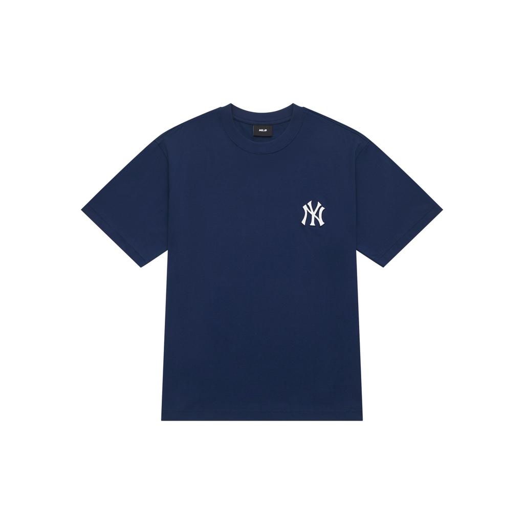 MLB MONOGRAM SS24 T Shirt Unisex Navy Blue 3ATSM0643-50NYS