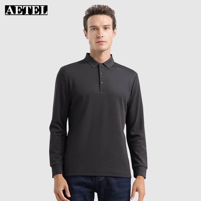 AETEL Unisex Long Sleeve Antibacterial Polo Shirt