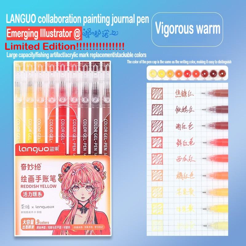 Languo 216 Colori Penna Manuale Multicolore 1,0 mm Colore Morandi Set di Penne Gel e Pennarelli Cancelleria Ufficio Forniture Scolastiche