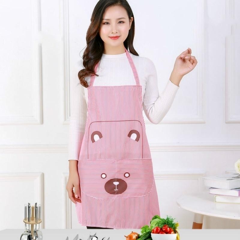 Küchenschürzen Mode Unisex Damen Herren Schürzen Gewerblich Restaurant Zuhause Latz