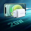 Ugreen 20W USB-C Power Adapter, PD 3.0 & QC 4.0+ Compatibility, Model 60450, White