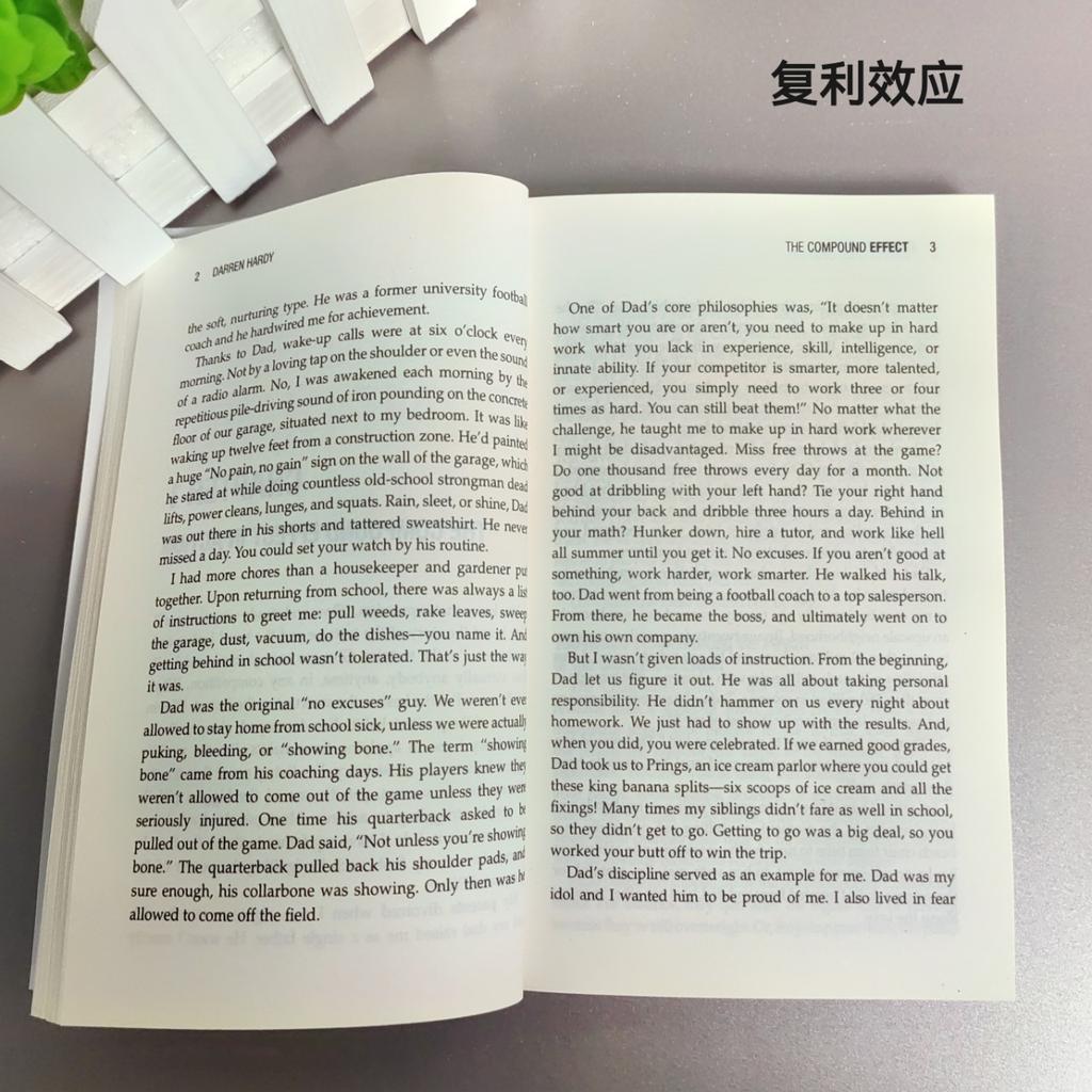 The Compound Effect By Darren Hardy Multiply Your Success One Simple Step At a Time Inspirational Novels English Book