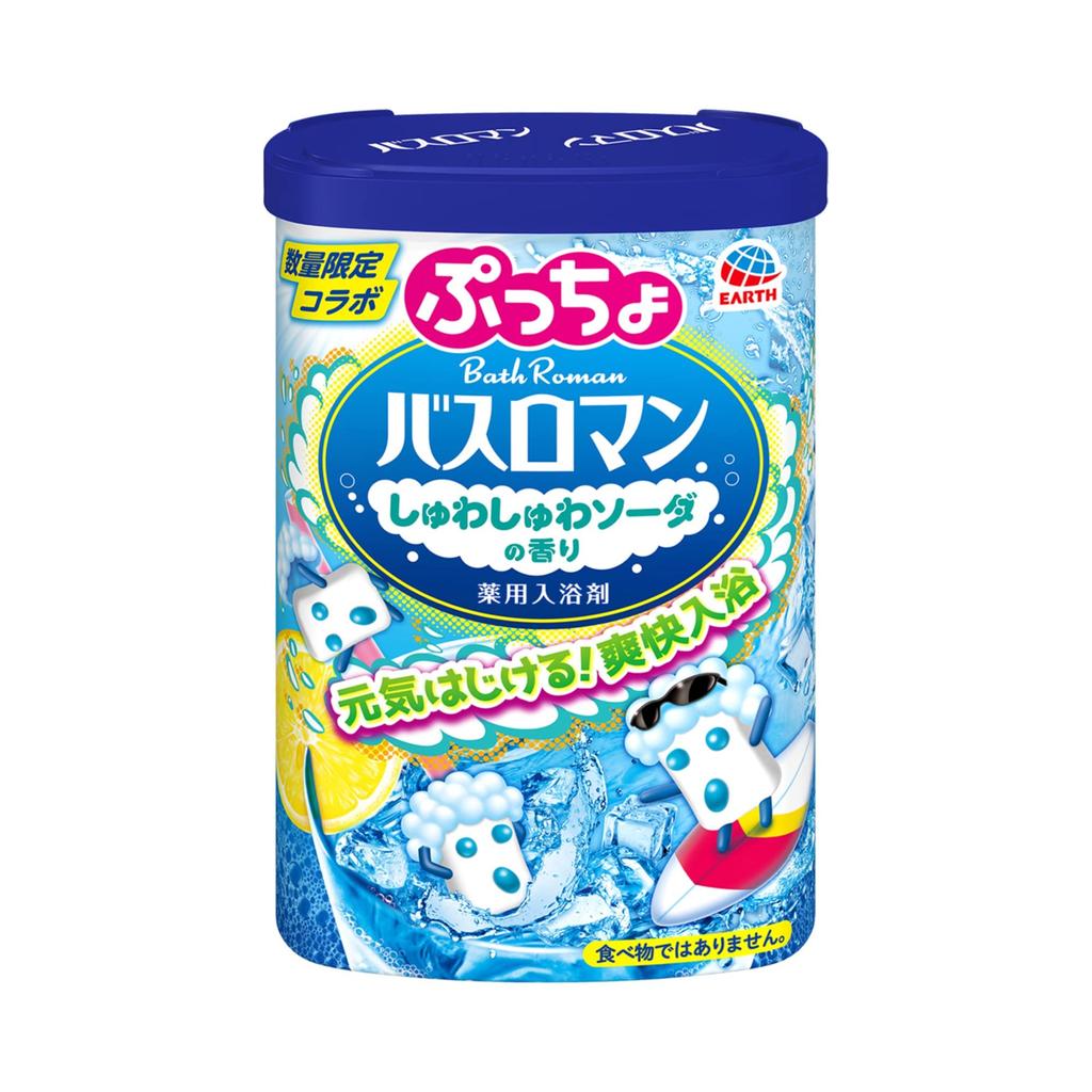 Bath Fizzy Soda Puccho Collaboration Bath Warming Promotes Blood Relieves Relieves Stiff Shoulders and Lower Back Pain [Quasi-drug] Roman, Scent,