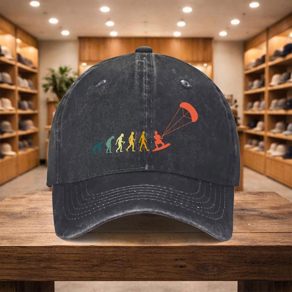 pc Baseball Cap Casual Snapback Hat New Kite Surfing Style Versatile Adjustable Sports Cap Suitable for Vacation Travel St
