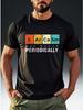 Men's Science Chemistry Periodic Table Meme T-Shirt - Funny Element Cycle Chart Design with Chemistry Symbols