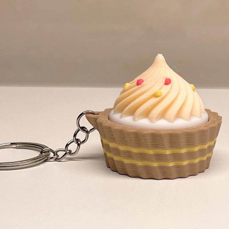 Dessert Theme Fidget Clicker 3D Printed Simulated Food Stress Relief Toy Perfect for Birthday Party Favors Gifts