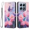 YX-2501 For Xiaomi 14T Pro Case Pattern Printing PU Leather Wallet Phone Cover with Lanyard