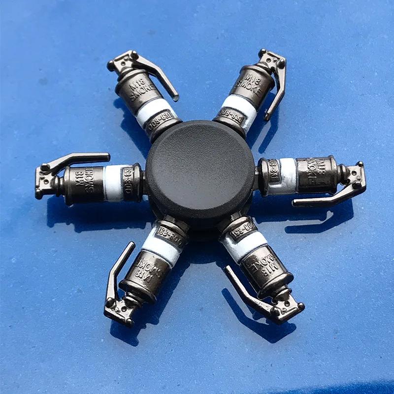 Ninja Fidget Spinner Metallo Serie Giochi per Cellulare Hand Spinner Sollievo Stress Giocattoli Hobby per Adulti Autismo Creatività Regali