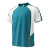 T-shirt Estiva Uomo Versatile Casual Larga Semplice Traspirante a Maniche Corte