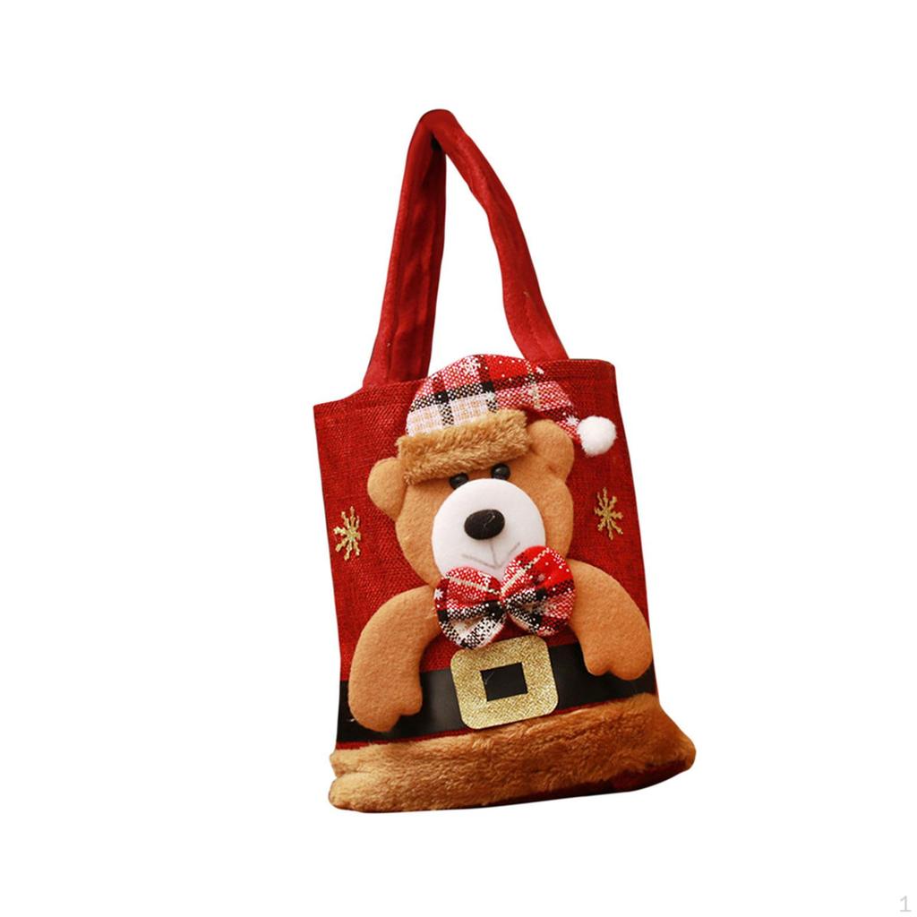 Christmas Gift Doll Bag Treat Goody Tote for Gifts Wrapping