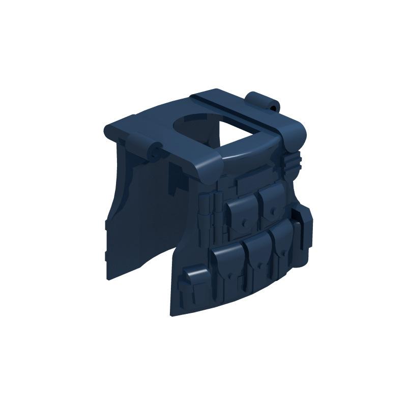 MOC 10PCS War Germany Military Equipment Tactical Soldier Vest Building Blocks Bricks Compatible Figuress Toys Children Gifts
