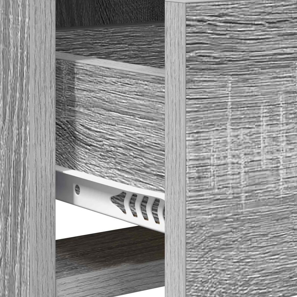 TV Stand 71.5 x 33 x 47 cm Grey Sonoma Particleboard