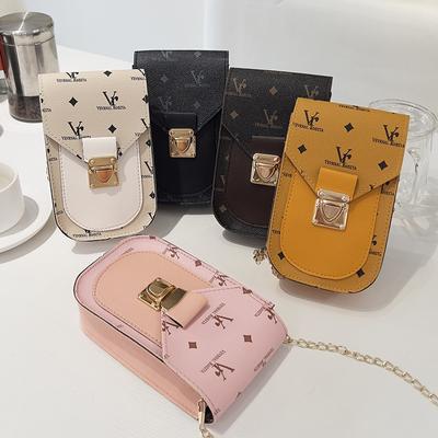 Borsa per cellulare stampata alla moda, versione coreana, borsa a tracolla per ragazza