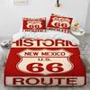 Historic Route 66 Mother Road Bedding Set Bedroom Soft Modern Bedspreads Comefortable Duvet Cover Quilt Cover And Pillowcase