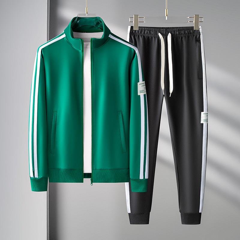 Sports Suit Men's Sports Casual Sweater Pants Suit Cardigan Zipper Two-piece Men's Suit