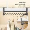 Wave-Shaped Dormitory Bedside Clothes Hanger and Rack