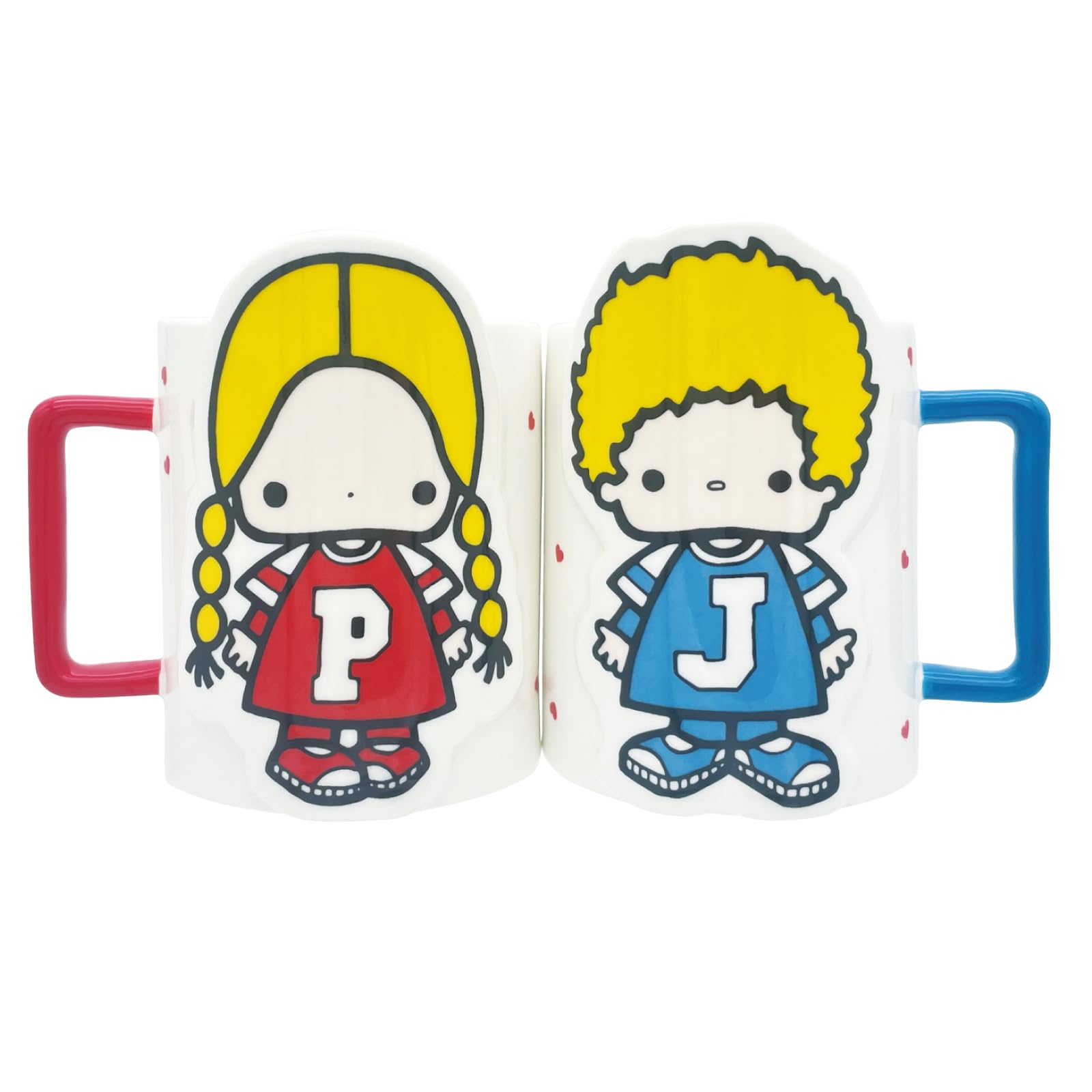 Набор кружек Sanrio Patty Jimmy Пара Подарок на День Рождения для Женщин и Детей & (приблизительно. 300мл) - Товары, Посуда, (SAN5095) белый