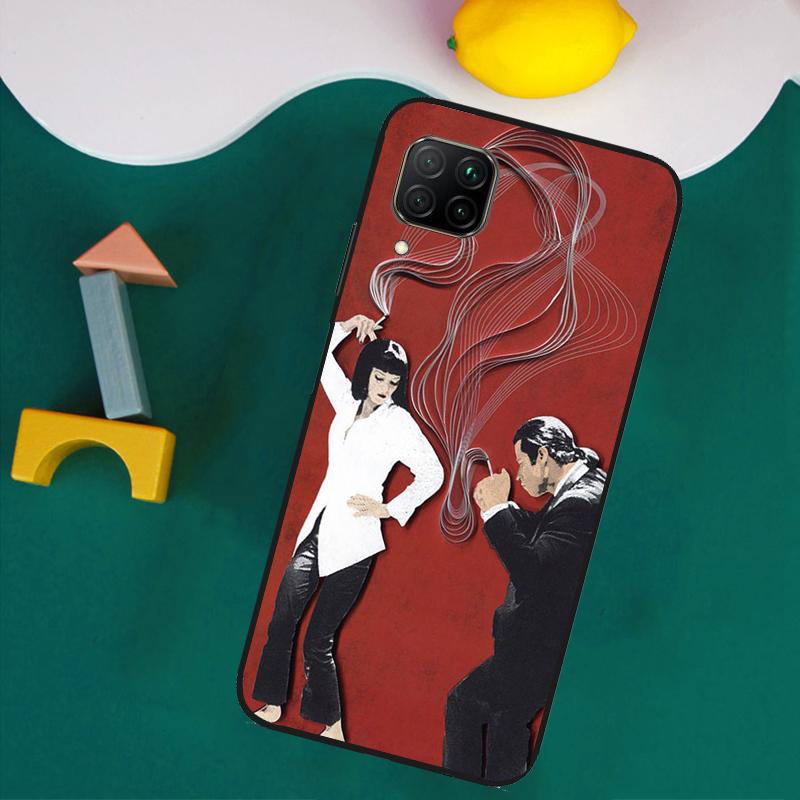 Pulp Fiction Movie Poster For Huawei Nova 11 10 9 SE 5T 11i 8i 3i Nova Y90 Y91 Y70 Y60 Y61 P20 P40 Lite P30 Pro Case