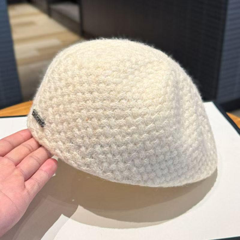 

Корейський двосторонній берет осінь/зима 2025: Шикарний жіночий капелюх художника для більш худого обличчя One Size