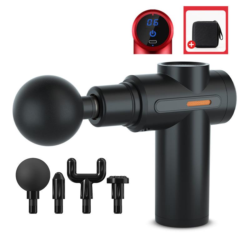 Mini Elektrisk Massasjepistol Perkusjonspistol Fascia-pistol Dypvev Nakke Kropp Rygg Muskelavslapning Fitness Formende Slanking