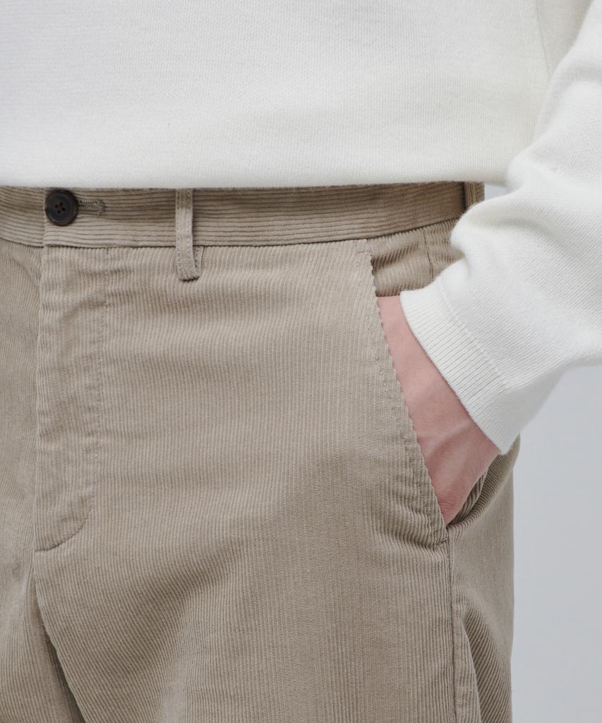 MUSINSA STANDARD Regular Fit Corduroy Pants [Light Beige]
