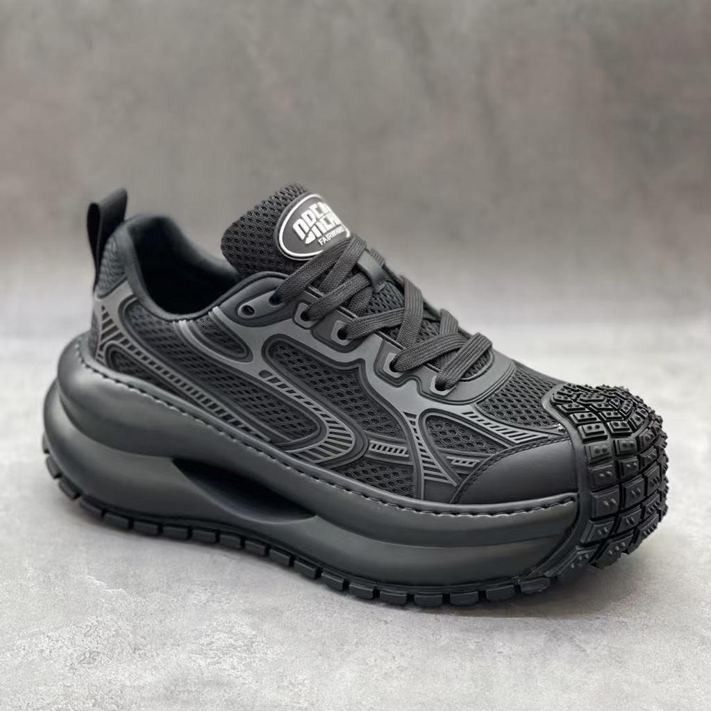 Men's Spring and Summer Thick-soled Heightened Mesh Breathable Fashion Trendy Brand Casual Dad Shoes