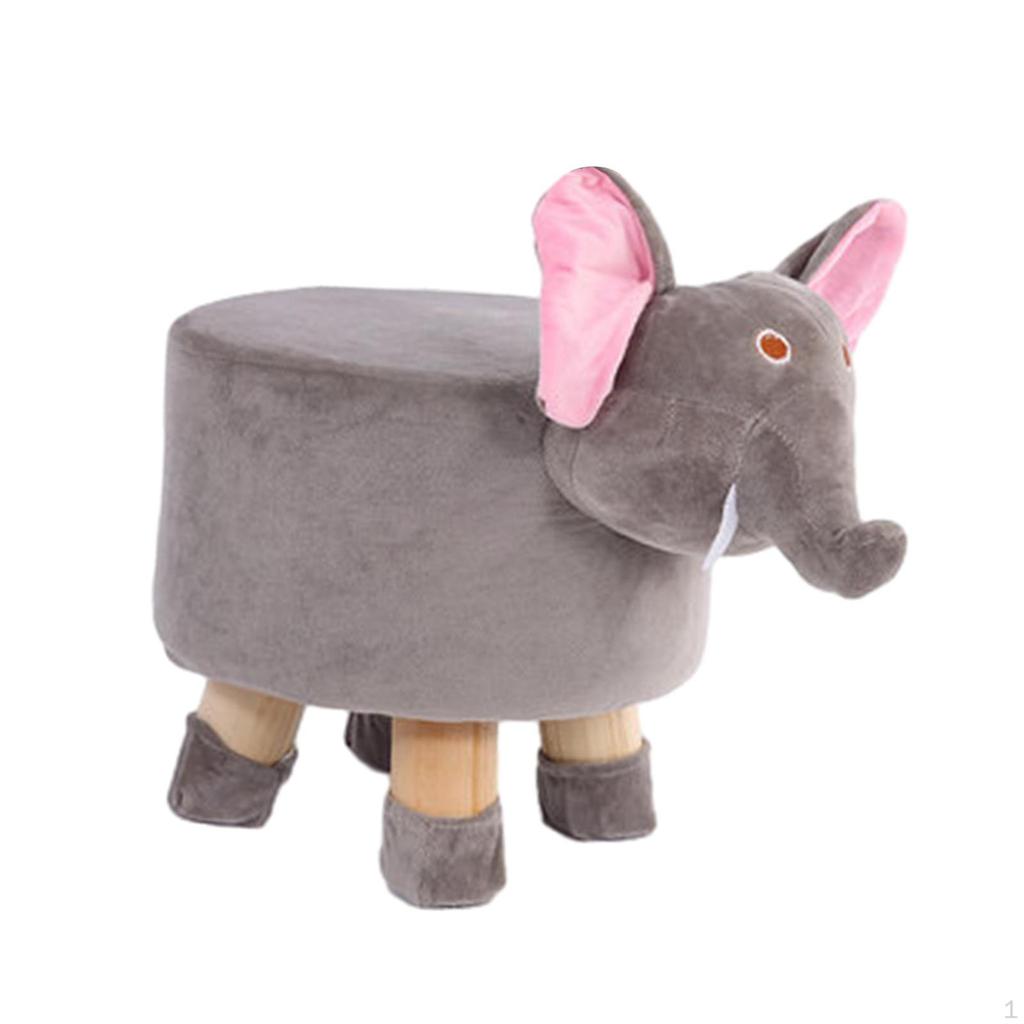 Fothvilekrakk Dekorativ Stabil Støysvak Bunnputer Ottoman Rund Fotskammel for