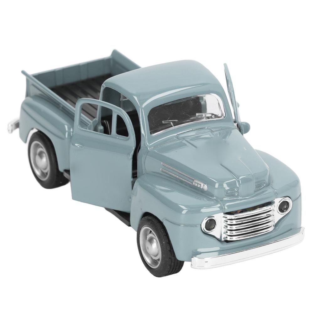 1:32 Pull Back Pickup Truck for Kids Boys Simulated Safe Alloy Toy Pickup Truck Model Cars for Yard