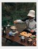 Large Stackable Stainless Steel Camping Snow Bowl for Cooking Rice
