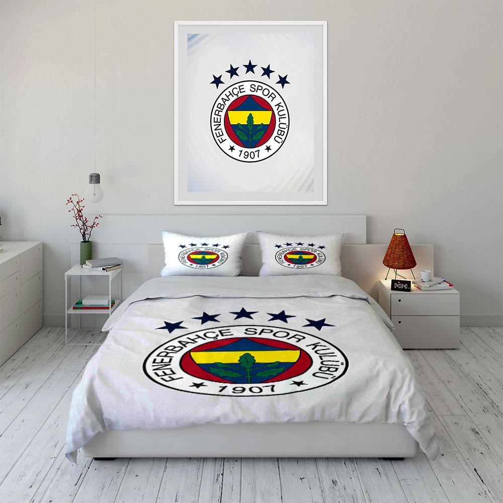 Fenerbahce Logo Bedding Set Bedding Duvet Cover Set Duvet Cover Pillowcases (1 * Duvet Cover 2 * Pillowcases, without duvet insert)