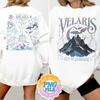 Velaris City of Starlight Two Sided Sweatshirt The Night Court Book Lover Sweater Long Sleeve Fleece Sweatshirt Y2K Streetwear