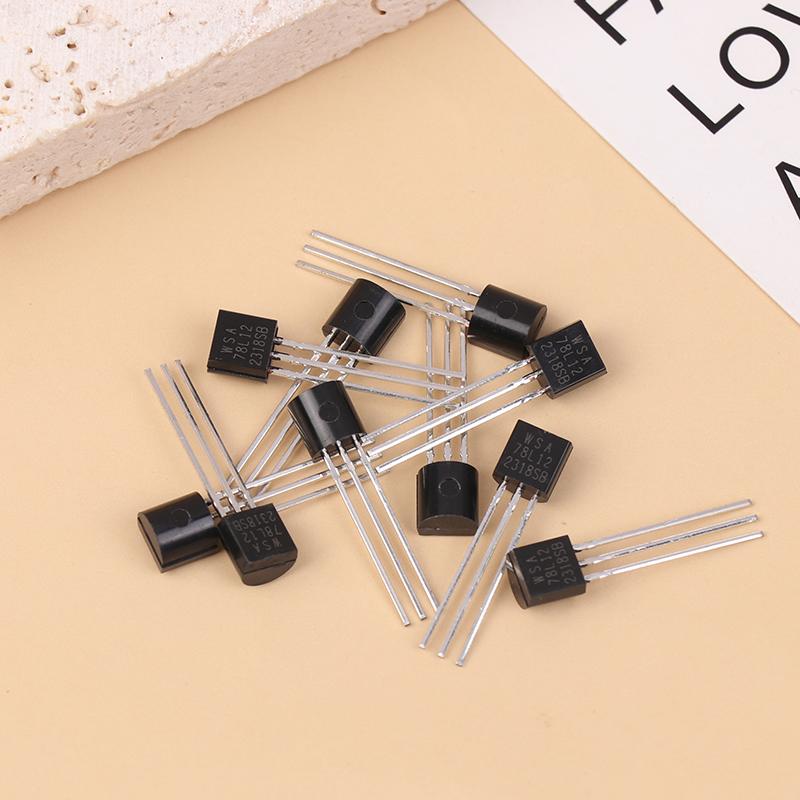 10Pcs Three-Terminal Voltage Regulator Ws78L05 78L06 78L08 78L09 78L12 Accessories