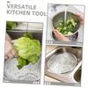 Stainless Steel Drain Basket For Washing Vegetables Fruit Rice Household Multi Use Mesh Sieve Kitchen Draining Basket Easy Clean