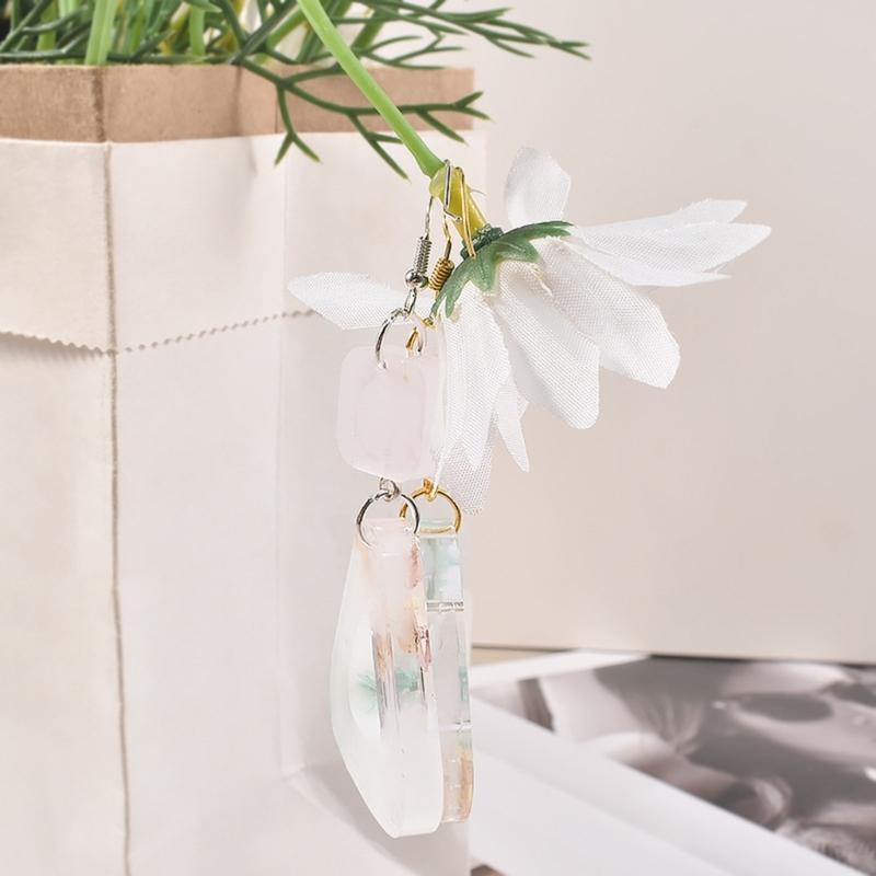 Mehrzweck-Ohrringe, Harzformen, Anhänger, Ohrtropfen, Silikonformen für selbstgemachte Epoxidharz-Ornamente, Freunde, Liebhaber, Geschenke