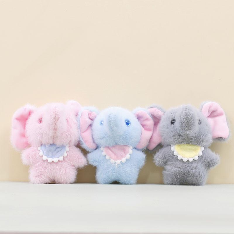 Plush Pendant Elephant Animal Bag Pendant Keychain Children Stuffed Gift Doll