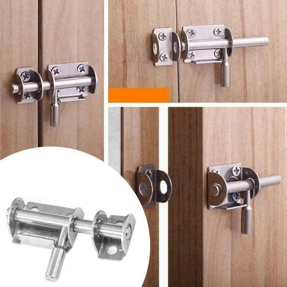 Anti-theft Door Locks Sliding Toilet Door Lock High Quality Pet Cage Latch  Home Hardware