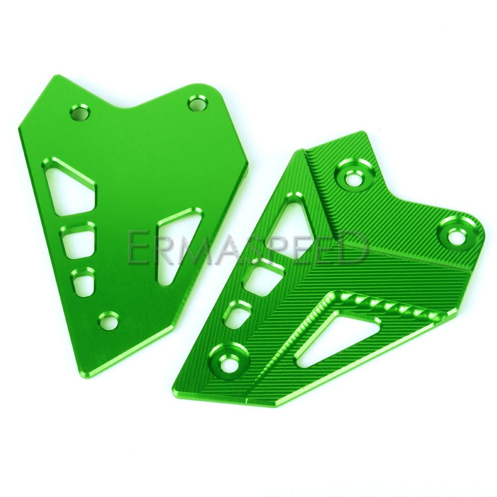 For Z900 2017 2018    Motorcycle FootPeg Footrest Rear Set Heel Plate Guard Protector Motorcycle