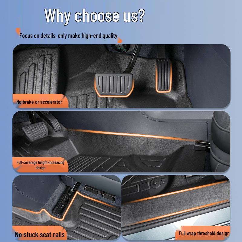 Lynk & Co 07 TPE Floor Mats Full Coverage 2024 Model Interior Accessories