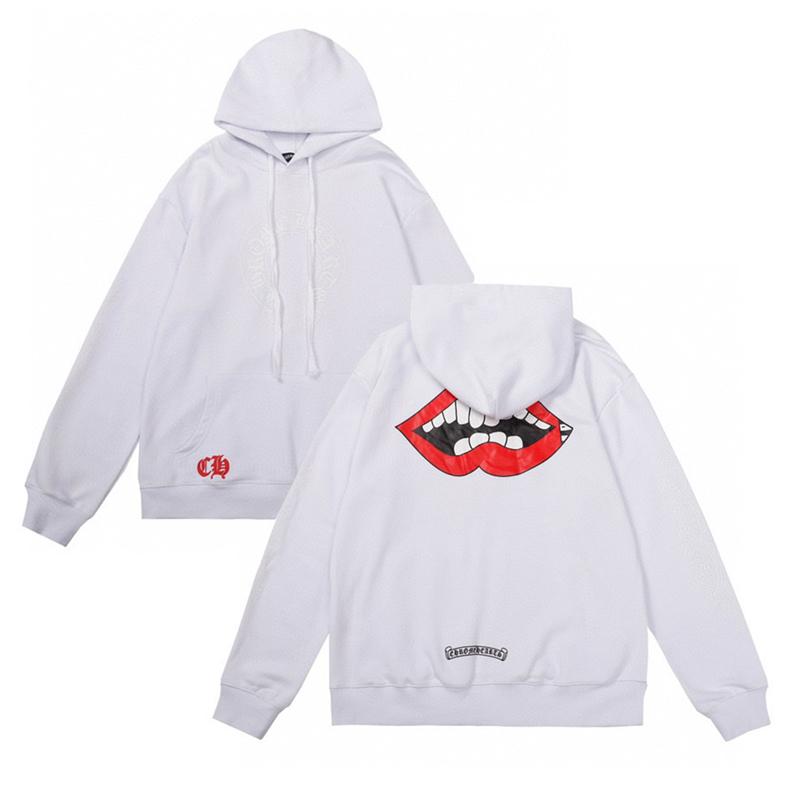 821 CHROME HEARTS 2025 Autumn and Winter New Plus Size Classic Style Logo Hooded Sweatshirt, Suitable for Couples To Wear